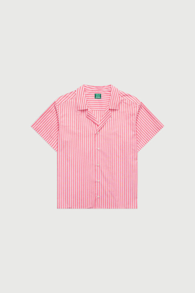 The Notched Collar Short Sleeve, Coppola Stripes